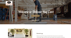 Desktop Screenshot of delicaterugcare.com